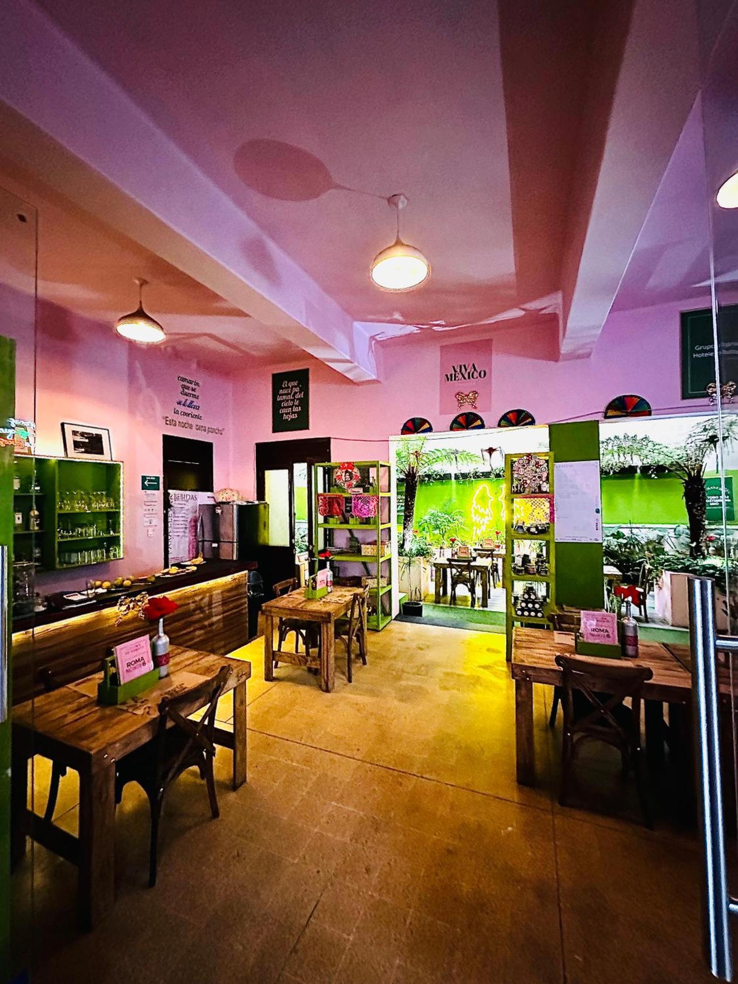 Frontera 49 Roma Norte Hostal Kota Meksiko Bagian luar foto